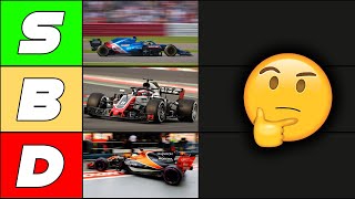 I GRADED EVERY LIVERY OF THE DOWNFORCE ERA! (2017-2021)
