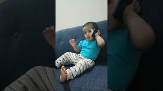 talking in phone with masi #love