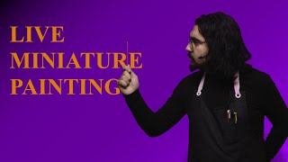 Painting a Drow Wizard | G.M. Corner (Live)