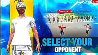 FREESTYLE 1V1❤️ GIVEWAY 💎 | SELECT YOUR OPPENENTS😱 |FF LIVETELUGU | SHADOW YT IS LIVE