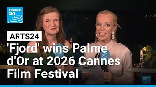'Fjord' starring Sebastian Stan wins Palme d'Or at 2026 Cannes Film Festival • FRANCE 24 English