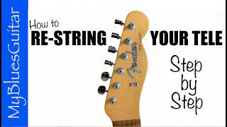 How to String Your Telecaster  Super Easy! VT