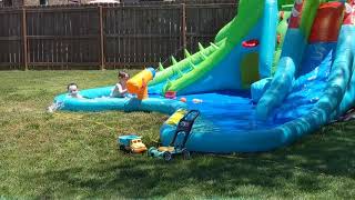 The Leo & Corbin Water Slide Party!