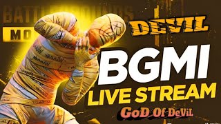 BGMI Live Gameplay 🔴 | God of Devil Gaming | Rank Push & Intense Matches