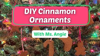 DIY Cinnamon Ornaments l EASY HOLIDAY CRAFT FOR KIDS