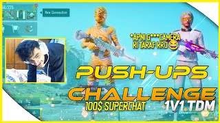 100$ Dollar Super Chat Push Up's Challenge With @romeoyt143