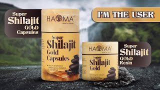 I Am The User | Haoma Shilajit Gold Resin & Capsules | Safe Shop
