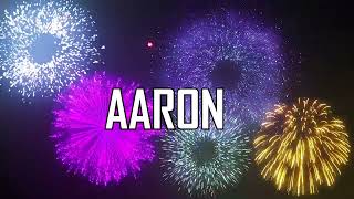 ¡ FELIZ CUMPLEAÑOS AARON !