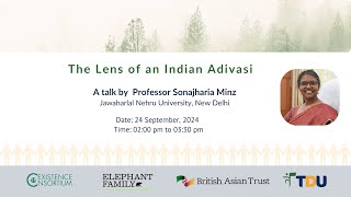 The Lens of an Indian Adivasi | A talk by  Professor Sonajharia Minz | Coexistence Consortium | TDU