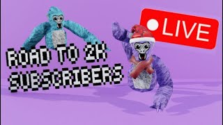 🔴LIVE🔴 Gorilla Tag with viewers! ROAD TO 2K!