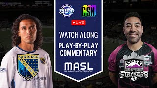 SAN DIEGO SOCKERS at EMPIRE STRYKERS | Live Play-by-Play Watch Along