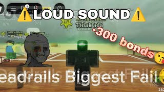 DeadRails Biggest Fail🤑 *WARNING LOUD SOUND⚠️*