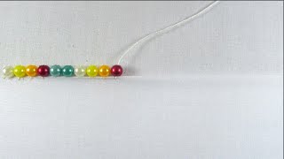 Latest hand embroidery so nice pearl border stitch tips & tricks tutorial