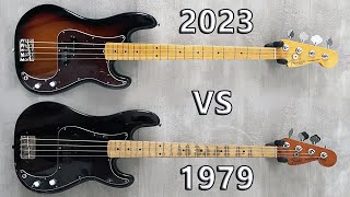 Fender Precision 1979 vs 2023 or how much has Fender changed the tone in 44 years?