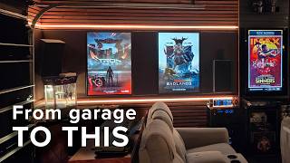 He Turned His Garage Into an INSANE Home Theater (Anyone Can Do This)