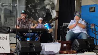Jordan Stixx Jamison performing with Andy Sydow and Nic Clark at 2016 Greeley Blues Jam