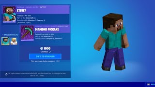 Fortnite x Minecraft