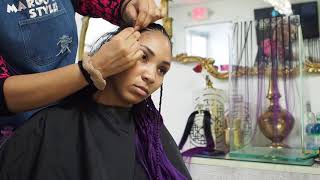 City Paper's Jordan Snowden gets braids at Elevationz