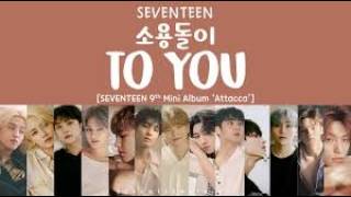 SEVENTEEN song 소용돌이 (To you) English translation.