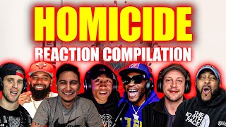This Is ILLEGAL — Eminem & Logic DESTROYED EVERY RAPPER in Homicide! | Reaction Compilation