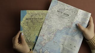 ASMR The Arctic Ocean (soft spoken, map tracing)