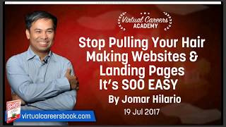 Virtual Assistant Training: Stop Pulling Your Hair Making Websites & Landing Pages, It’s SOO EASY