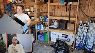 Cleaning out a garage, and HUGE NEWS!