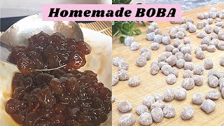 EASY Homemade BOBA Pearls | Tapioca Pearls from Scratch 3 Ingredients | Thai Girl in the Kitchen