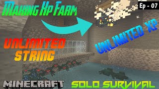 Making Xp Farm | Minecraft Solo Survival | Ep - 07 | Technical Gaming