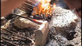 Live streaming of Blacksmith92Live: Hand-Forging Nails | Traditional Blacksmithing Skills