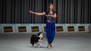 Anastasiia Beaumont and Salsa - Heelwork to Music class 1