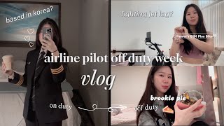 airline pilot week off vlog // jet lag recovery, new yesoul bike! mini q&a, recharging