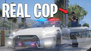 I Became A Real Cop In A Invisible Cop Car on GTA 5 RP