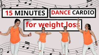 15 min DANCE CARDIO WORKOUT 🔥DAILY FULL BODY DANCE WORKOUT 🔥WEIGHT LOSS🔥KNEE FRIENDLY 🔥NO JUMPING