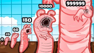 I became a MUTANT WORM!