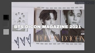 UNBOXING BTS DICON MAGAZINE 2021 BTS EDITION LIFE GOES ON