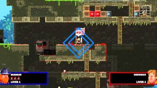 Playing BroForce with Corrado from Damn Fine Casts Clip 2