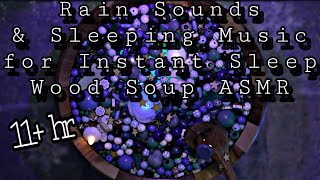 Blue Christmas | No Talking | Wood Soup ASMR | Sleeping Music | Rain | Creamy Keyboard Sounds 💤😴