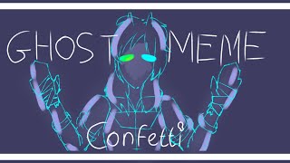 [SCRAPPED] Ghost Meme - Confetti | Gacha x Animation | My Minecraft OC | Lazy
