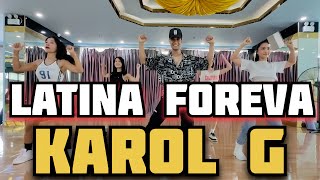 LATINA FOREVA - KAROL G | Reggaeton Zumba | SHUBHAM PATEL Choreography #zumba #karolg 