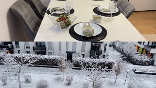 First Heavy Snow at Munich city Germany ||And going to family || Germany 🇩🇪 vlogs