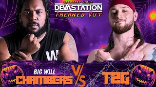 T2G vs Big Will Chambers (FULL MATCH) | HCW Freaked Out 2025
