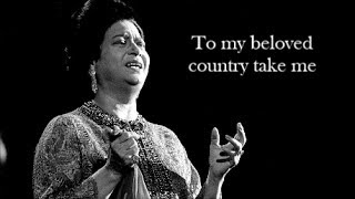 Oum Kalthoum - Ala Balady Al Mahboub - English subtitles أم كلثوم - على بلدي المحبوب