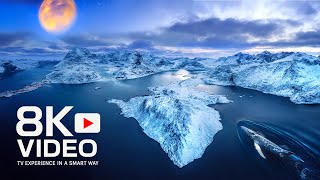 MOST FANTASTIC ARCTIC PLACE 8K VIDEO ULTRA HD - Ice Wonders 4K TV Dolby Vision