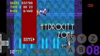 Sonic Delta40Mb #ep08 Inicio do Sonic3