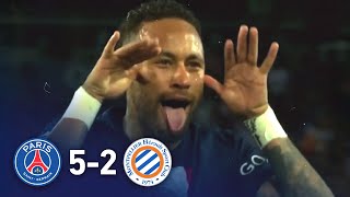 NEYMAR MONSTRUEUX - PSG 5-2 Montpellier - Best of Live Reaction
