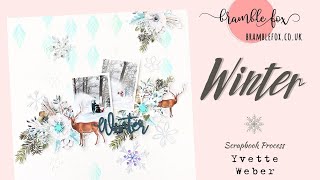 Winter | Scrapbook Process Video #31 | Bramble Fox