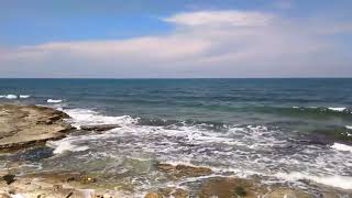 ADRIATIC SEA - relaxing sounds od waves, relax by the sea in Italy, Bari, Puglia, Italia
