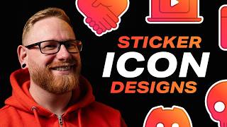 Designing Sticker Style Icons in Illustrator with Dansky