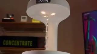 Bedroom Anti-Gravity Humidifier With Clock Water Drop Backflow Aroma Diffuser